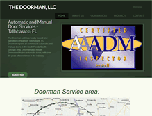 Tablet Screenshot of doormanllc.com